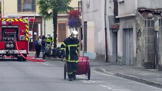 Tarbes - Incendie avenue du Régiment de Bigorre