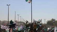 Thousands Rally in Idlib's Maarat al-Numan Against Government Offensive