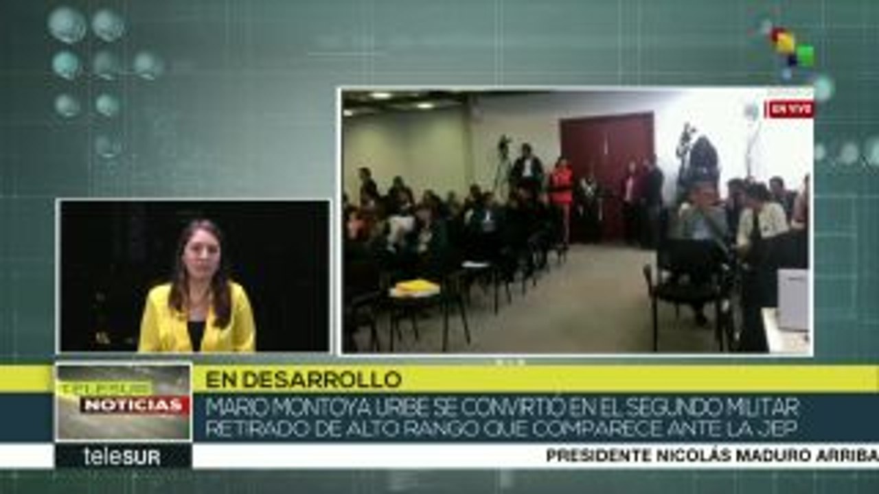 Colombia: general retirado Mario Montoya comparece ante la JEP