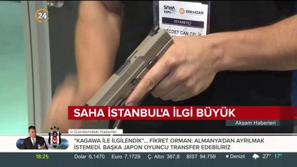 SAHA İstanbul Fuarı büyük ilgi görüyor