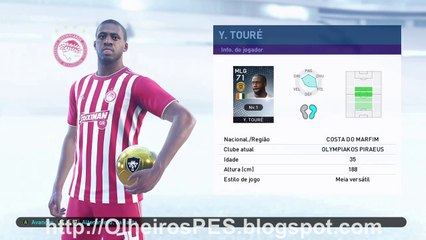 PES 2019 - Combinação de olheiros para contratar Y. Touré