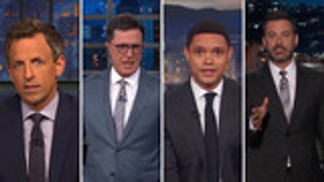 Late-Night Hosts Respond to Trump's Puerto Rico Death Toll Tweet | THR News