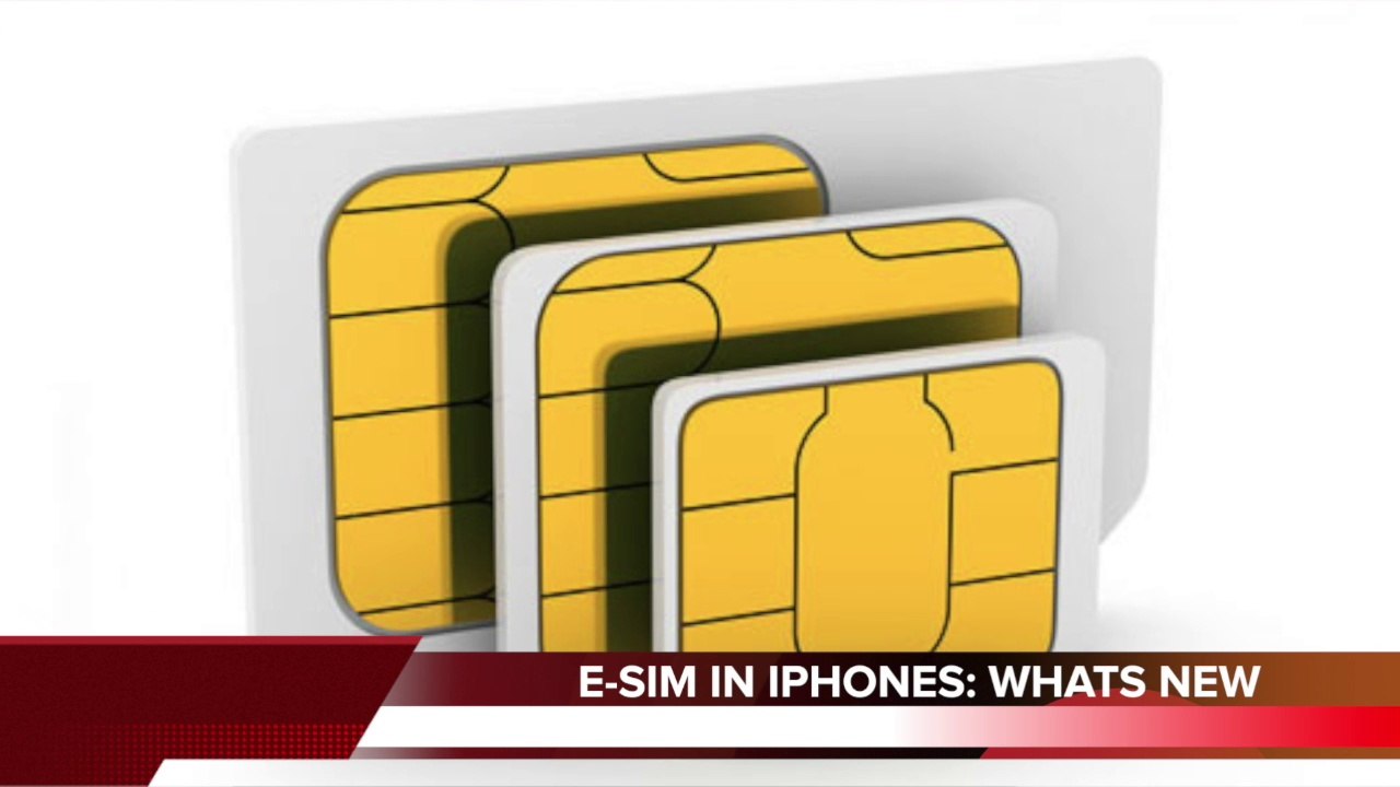 ESIM IN IPHONES- WHATS NEW
