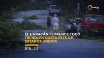 El huracán Florence tocó tierra en costa este de Estados Unidos