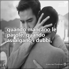 Voglio un abbraccio così forte da rompere tutte le mie paure