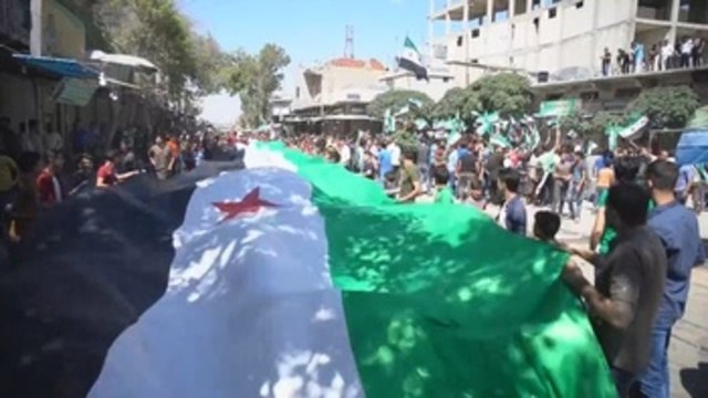 Protestas en Idleb contra una posible ofensiva gubernamental