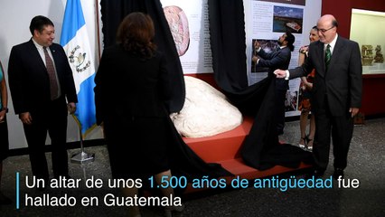 Altar hallado en Guatemala muestra “Juego de Tronos” maya