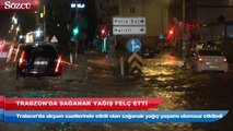 Trabzon’da sağanak yağış hava trafiğini olumsuz etkiledi