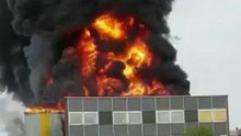 Industrial Fire Sends Large Plume of Smoke Over Luxembourg City