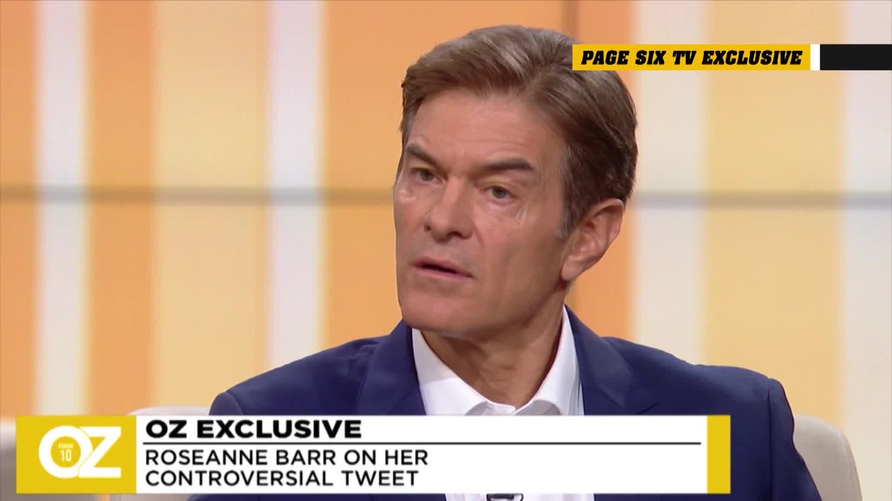 .@DrOz asked @therealroseanne about THAT @valeriejarrett tweet, and her response is pretty shocking. What do you think - is it the Ambien's fault? #PageSixTV