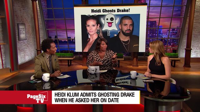 .@drake texted @heidiklum asking for a date, but the supermodel straight up ghosted him! Allow @bevysmith to fill you in on what went down between the stars! #PageSixTV