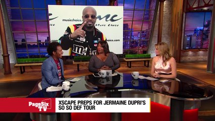 .@Thegroupxscape joined @bevysmith to hype up @sosodef's 25th anniversary tour, and @TinyMajorMama shared some personal deets we weren't expecting! #PageSixTV #SoSoDef25