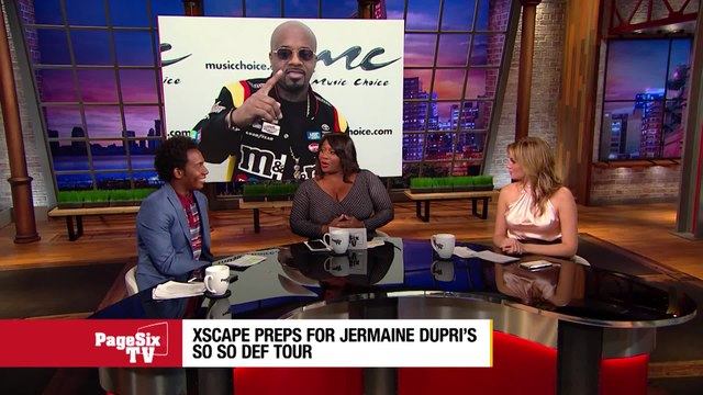 .@Thegroupxscape joined @bevysmith to hype up @sosodef's 25th anniversary tour, and @TinyMajorMama shared some personal deets we weren't expecting! #PageSixTV #SoSoDef25