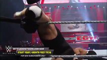 Braden Walker soars from the top rope in clash with Armando Estrada- ECW, July 8, 2008 (WWE Network)