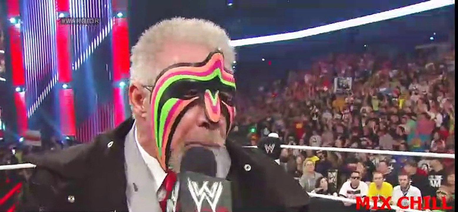 2014 WWE Hall of Famer Ultimate Warrior speaks- Raw, April 7, 2014