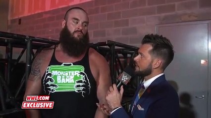 Braun Strowman's path of destruction will never end- Raw Exclusive, Aug. 6, 2018
