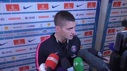 5e j. - Verratti : ''Je regrette mon carton rouge face à Madrid''