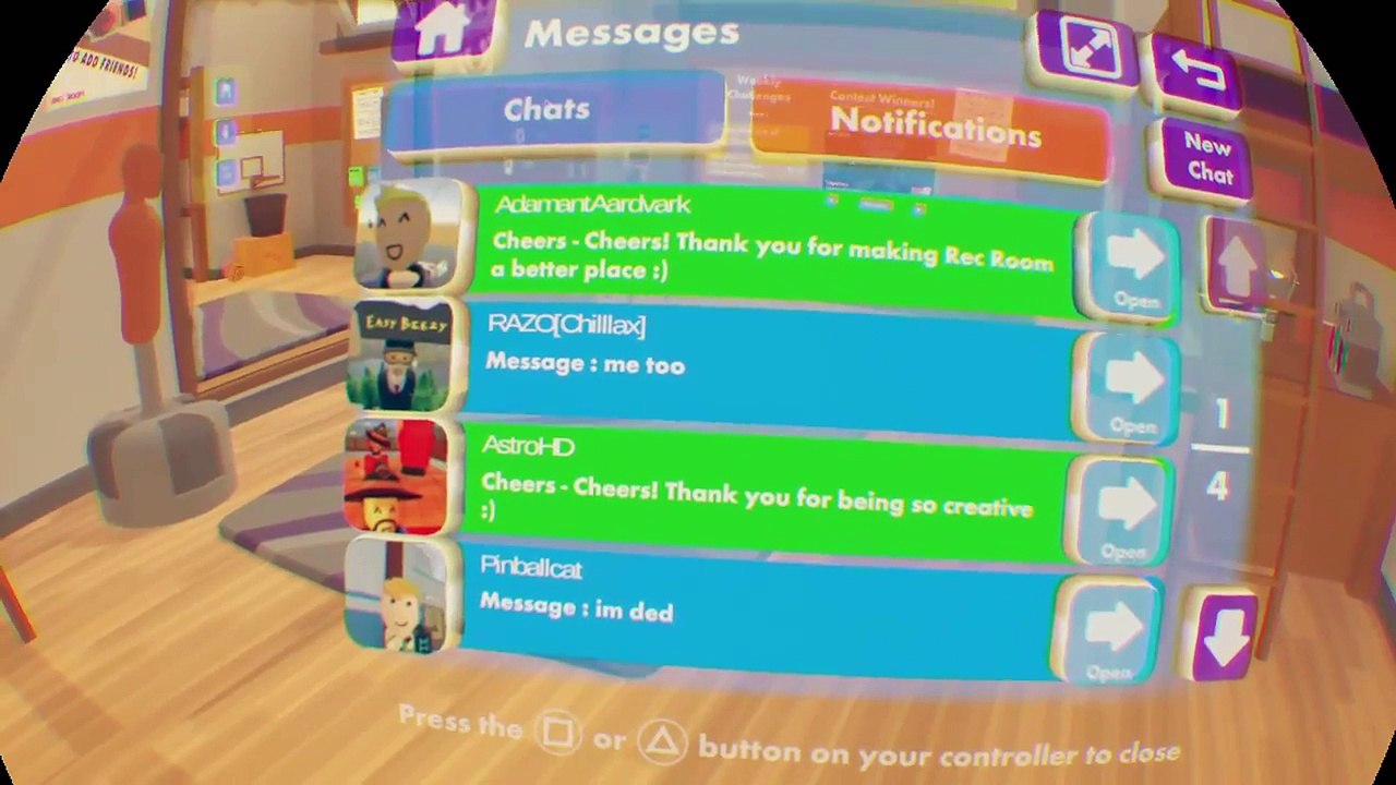 Rec Room :Its been a while