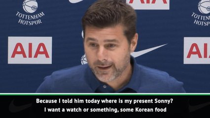 "Where's my present Son?" Pochettino jokes after players Asian Games success