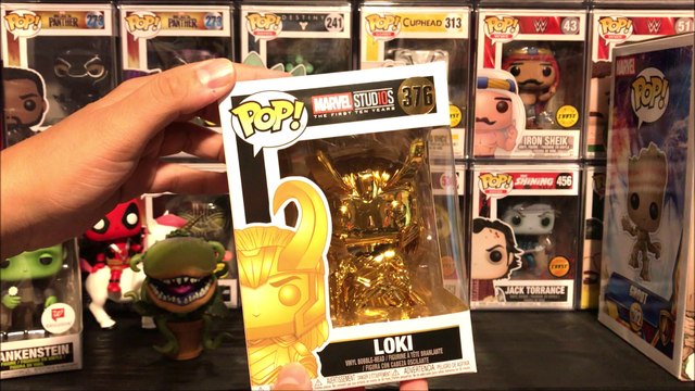 MARVEL STUDIOS FUNKO POP LOKI GOLD CHROME UNBOXING REVIEW + FUNKO RELEASE NEWS
