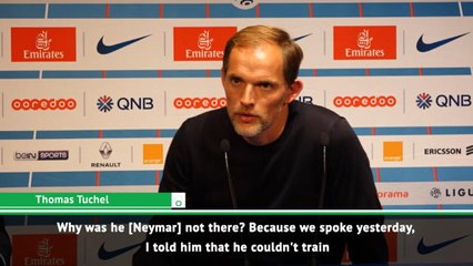 Tuchel 'concerned' with Neymar's fitness ahead of Liverpool clash