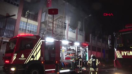 Bayrampaşa'da Çorap Atölyesinde Yangın