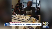 Valley hit-and-run survivor's message of hope