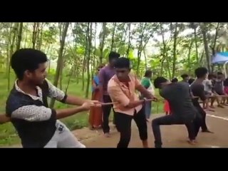 ആവേശകരമായ വടംവലി മത്സരത്തിൽ കാണികൾക്ക് പരിക്കേറ്റു