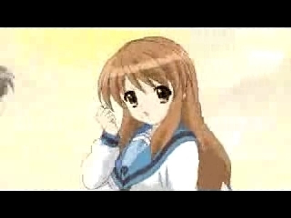 AMV haruhi chante  Boomerang Remix Techno (fast) en lapin