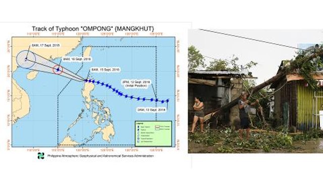 Super Typhoon Mangkhut blasts into Philippines towards Hong Kong