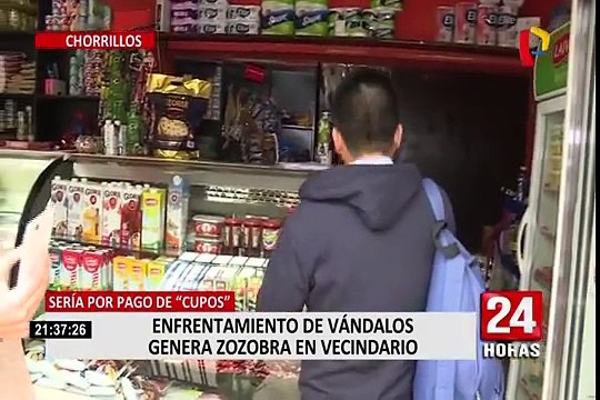 Chorrillos: vecinos atemorizados por gresca entre obreros de construcción