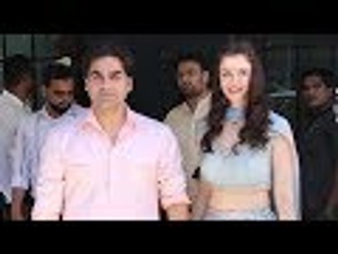 Arbaaz Khan And Girlfriend Giorgia Adriani Attend Ganpati Celebrations At Arpita Khan's Place