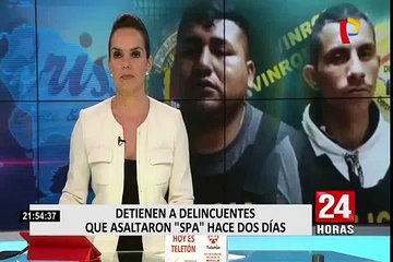 San Martín de Porres: detienen a delincuentes que asaltaron Spa