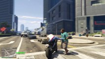 GTA 5 Funny Bike Kick Compilation #10 (Gta V Funny Moments)