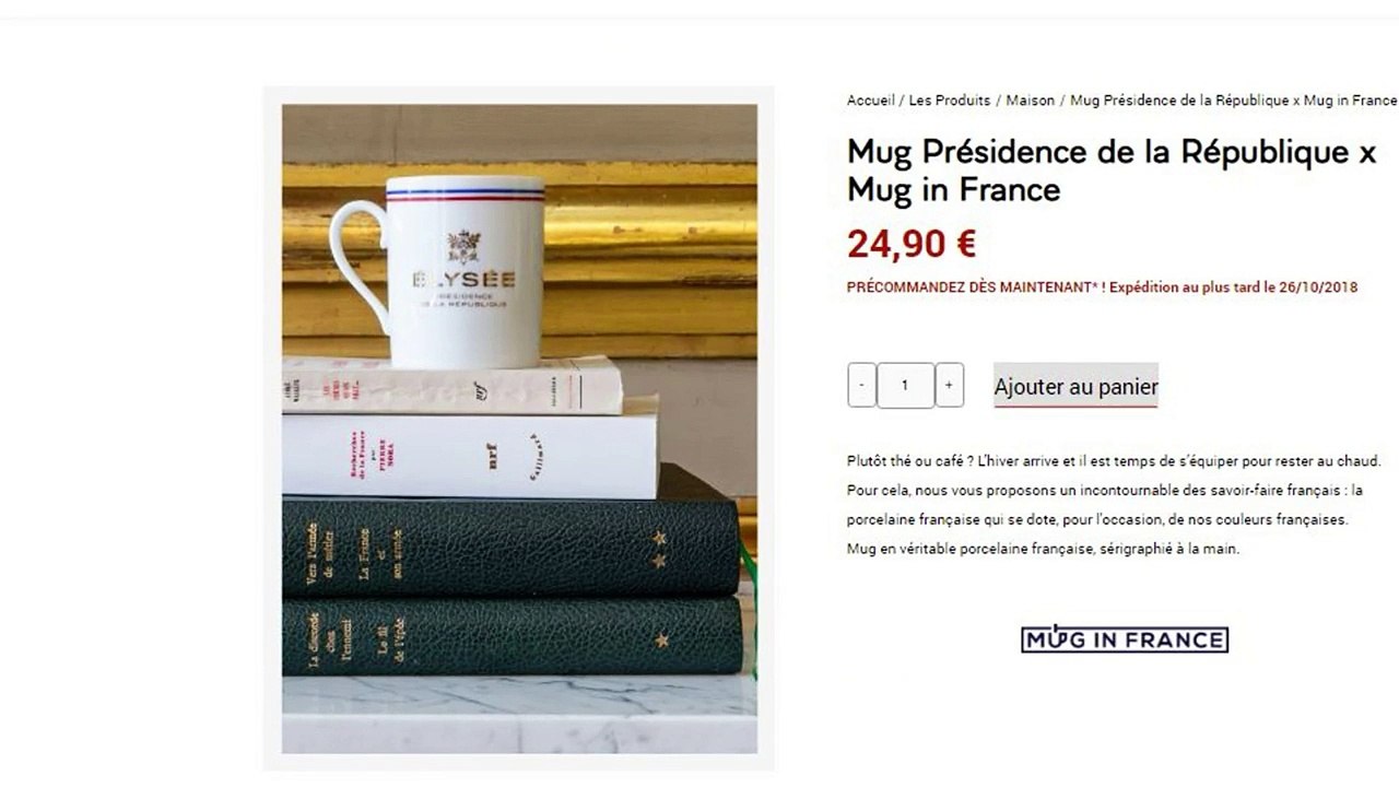 Produits dérivés : le gros raté de l’Elysée