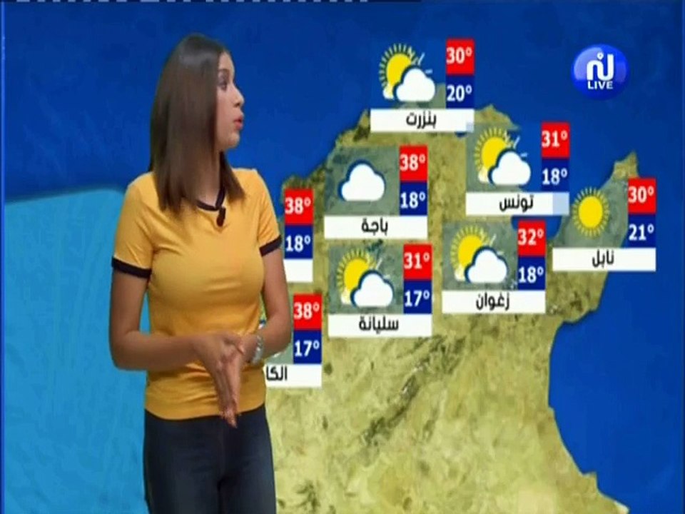 النشرة الجوية ليوم السبت 15 سبتمبر 2018 - قناة...