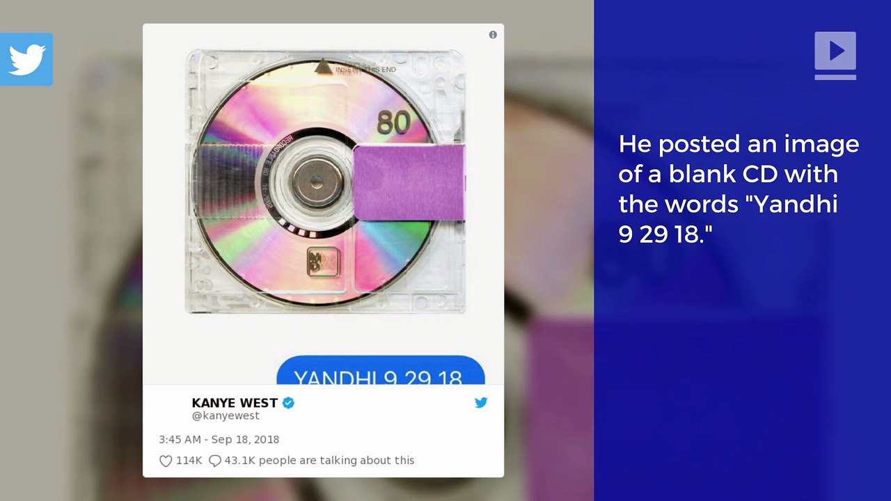 Kanye West Hints at Release Date for 'Yandhi'