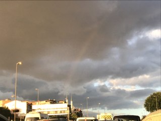 İstanbul'da Gökkuşağı Sürprizi