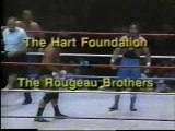 The Rougeau Brothers vs The Hart Foundation