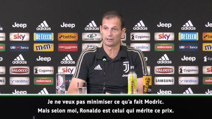 The Best - Allegri : "Ronaldo mérite ce prix"