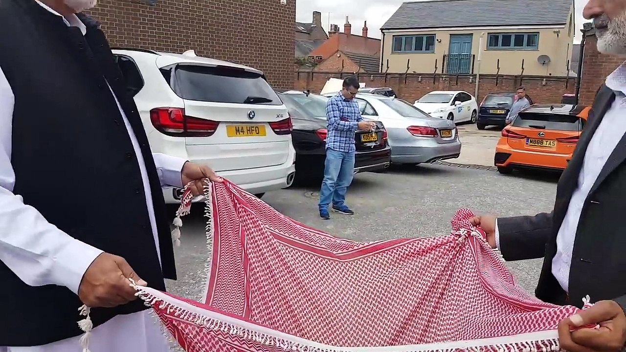 New dams fundraising outside Milton Keynes UK Mosque