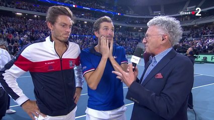 Coupe Davis : Benneteau/Mahut : "Des moments magiques à vivre avec le public"