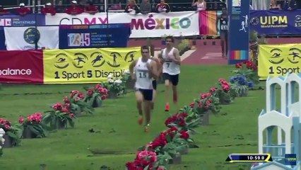 Il a cru qu'il va finir premier lors du championnat de monde de pentathlon !