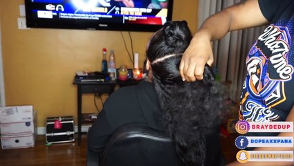 OMG Why is She Wearing Fake Hair?! | Messy Tribal Feed In Braids | India Love Inspired Look