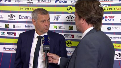 La réaction de Bruno Génésio après Caen / Lyon