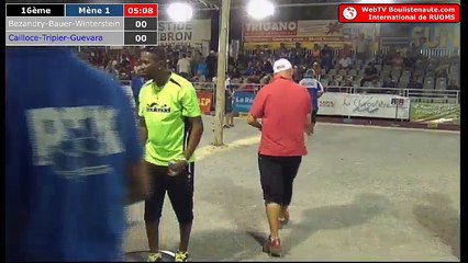 International à pétanque de Ruoms 2018 : 16ème BEZANDRY vs GUEVARA