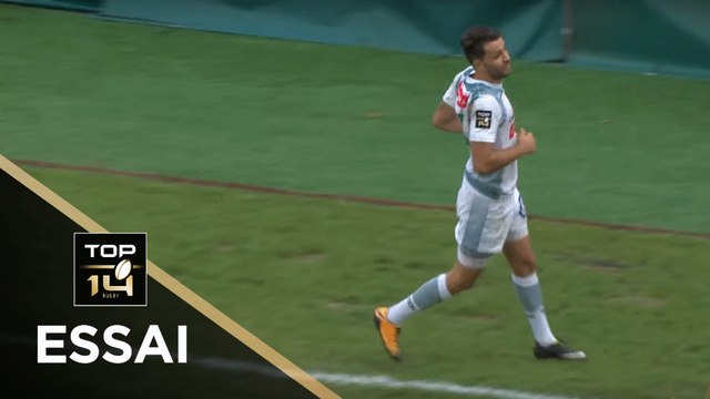 TOP 14 - Essai Charlie MALIE (SP) - Pau - Clermont - J4 - Saison 2018/2019