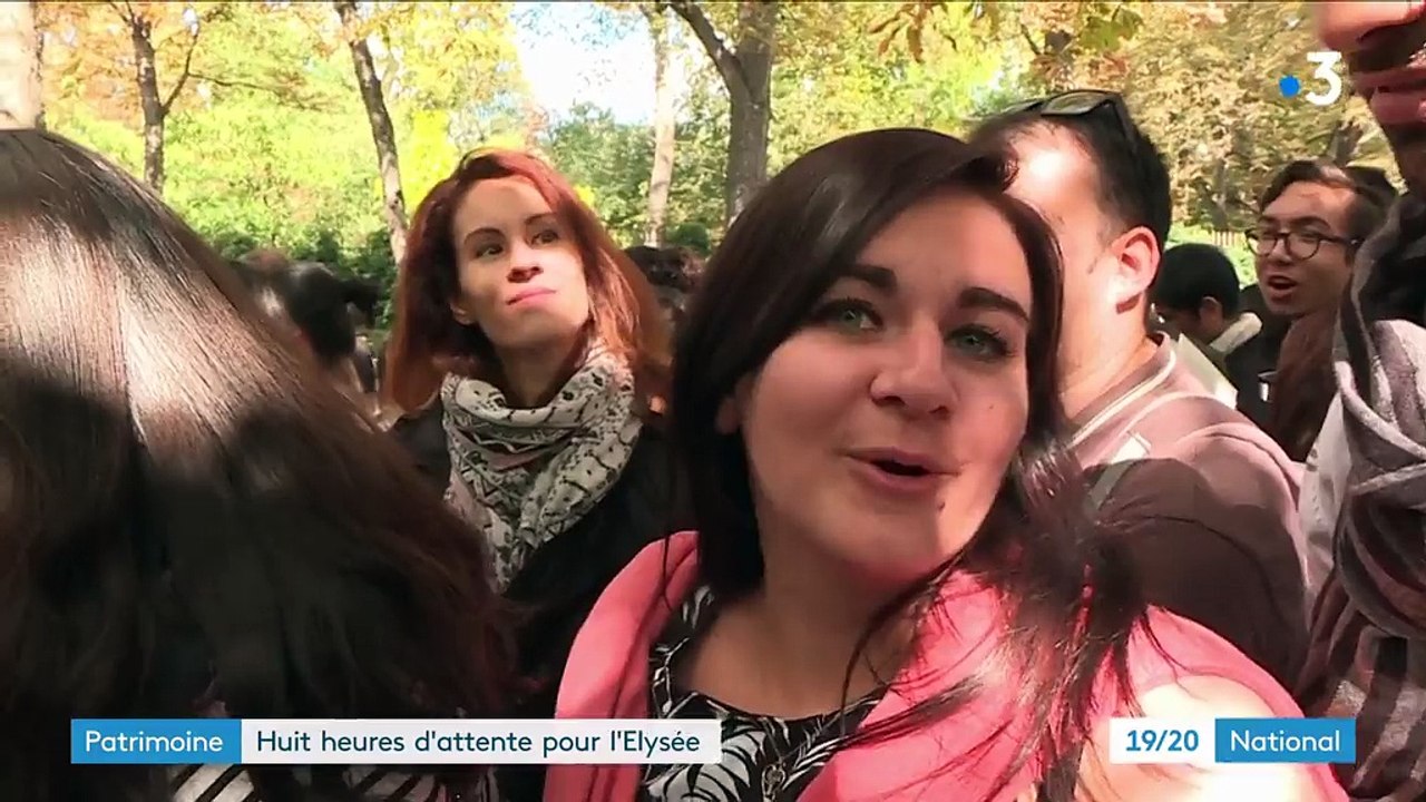 Journée du patrimoine : huit heures d'attente pour l'Élysée