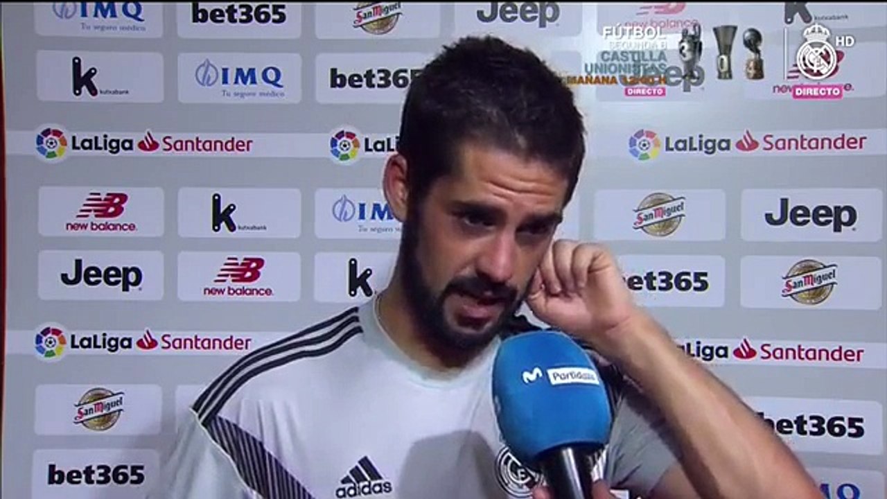Isco: "Creo que Lopetegui puso un once correcto"