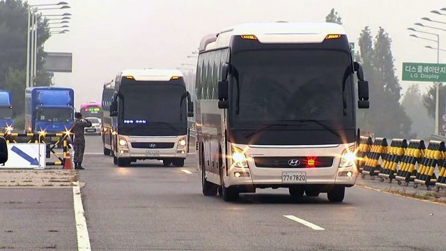 [현장영상] 3차 남북정상회담 선발대, 통일대교 통과 / YTN